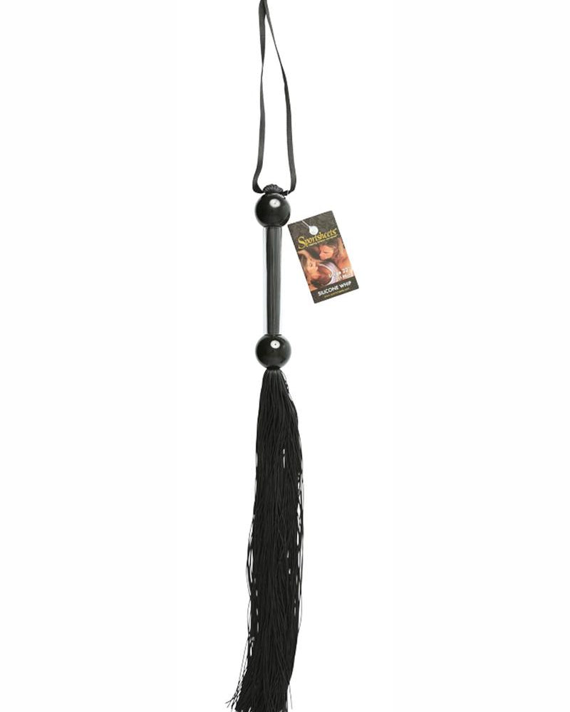 Látigo de goma grande - Negro