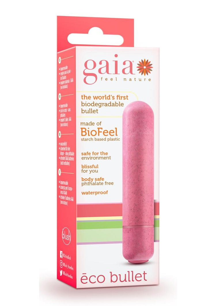Gaia 1 Speed Eco Bullet Bioldegradable Impermeable Coral 3.5 Pulgadas