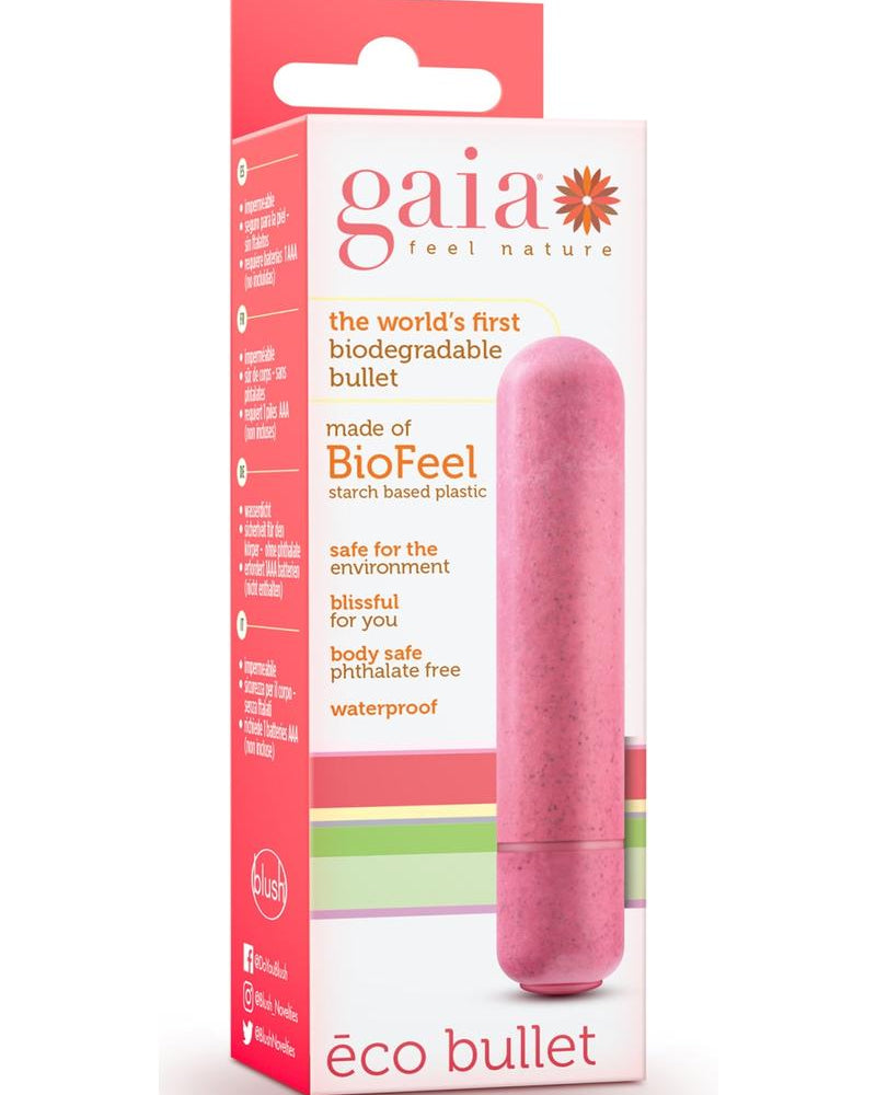 Gaia 1 Speed Eco Bullet Bioldegradable Waterproof Coral 3.5 Inch