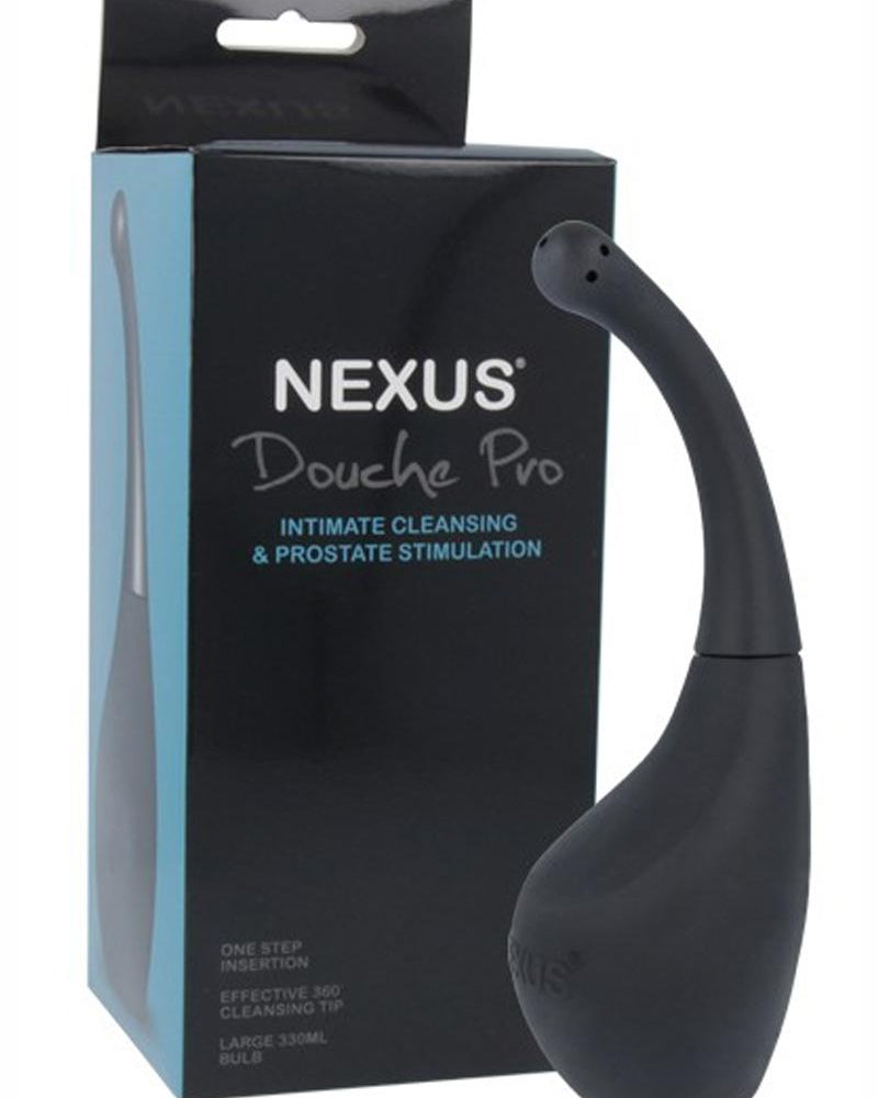 Douche Pro Limpieza íntima y estimulación de próstata Negro