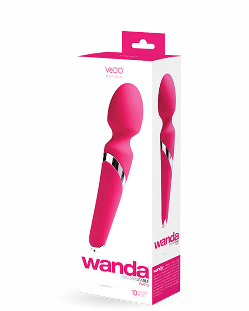 "Wanda Rechargeable Wand - Foxy Pink VI-W0109"