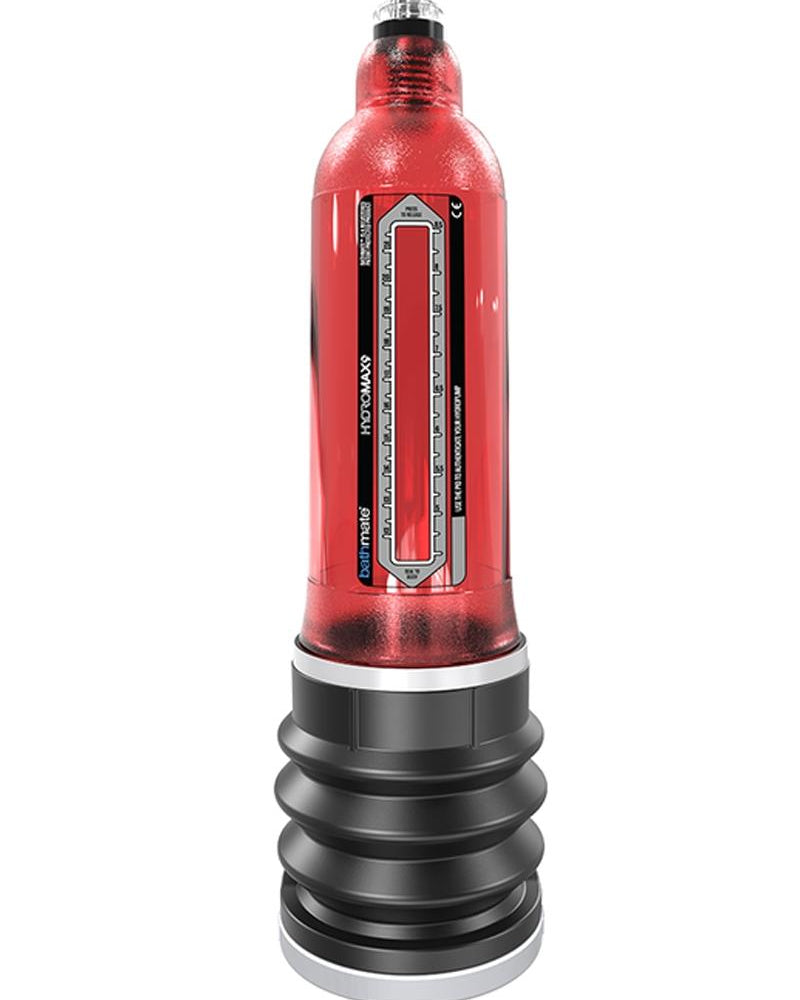 Bathmate Hydromax9 Penis Pump Waterproof Brilliant Red