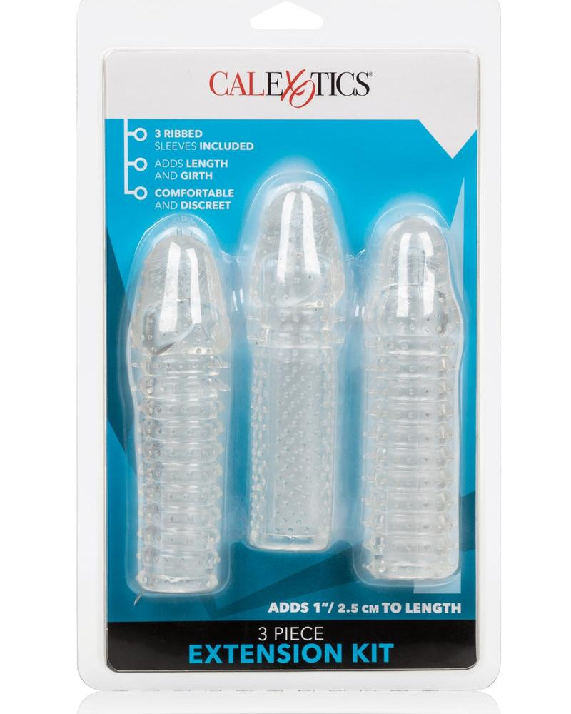 Kit de extensión de 3 piezas texturizado - transparente