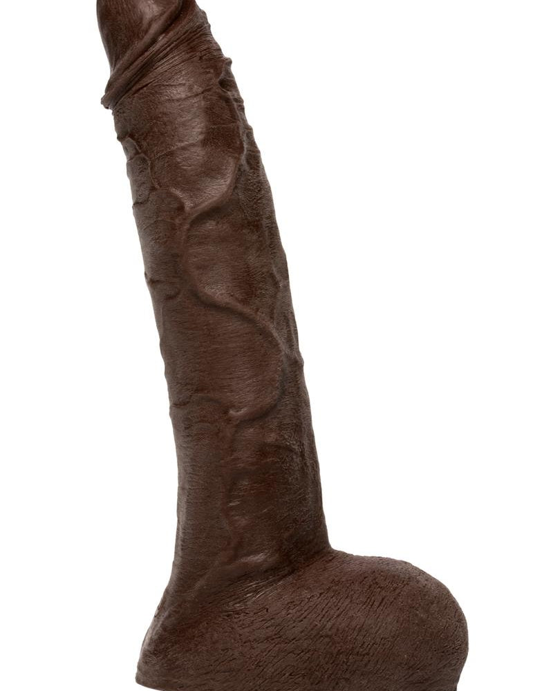 Pene realista de doble densidad Jason Luv Ultraskyn de 10 pulgadas, color negro