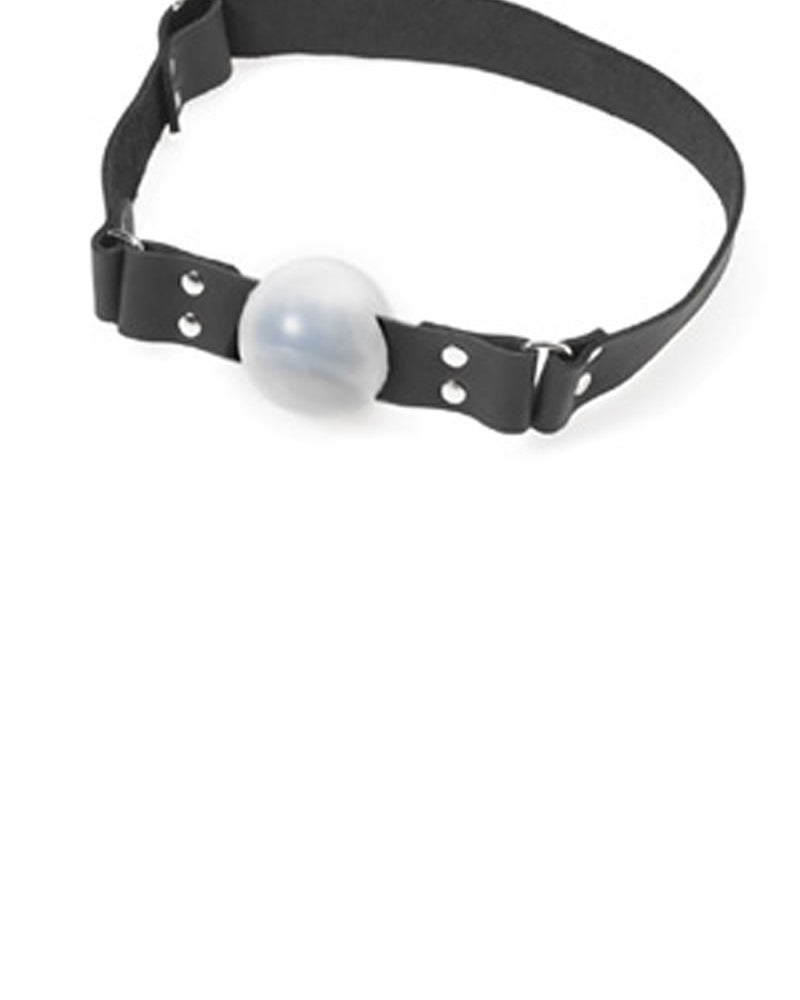 Hard Plastic Ball Gag - D Ring