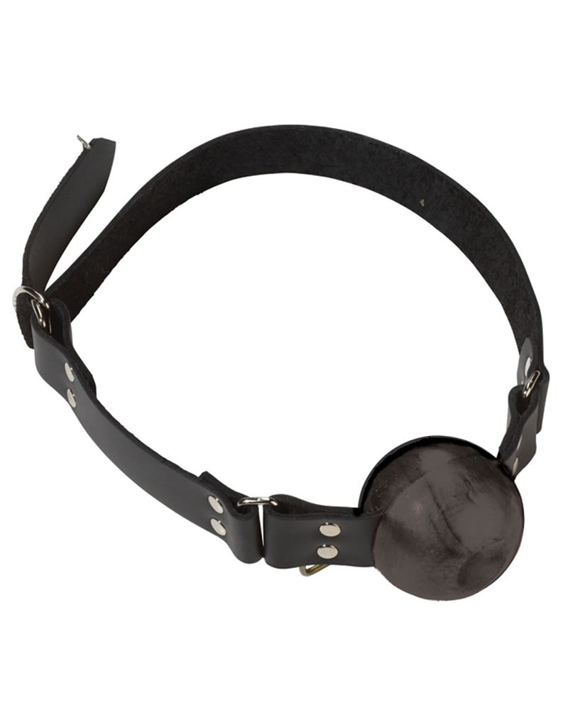 Large Black Ball - D Ring