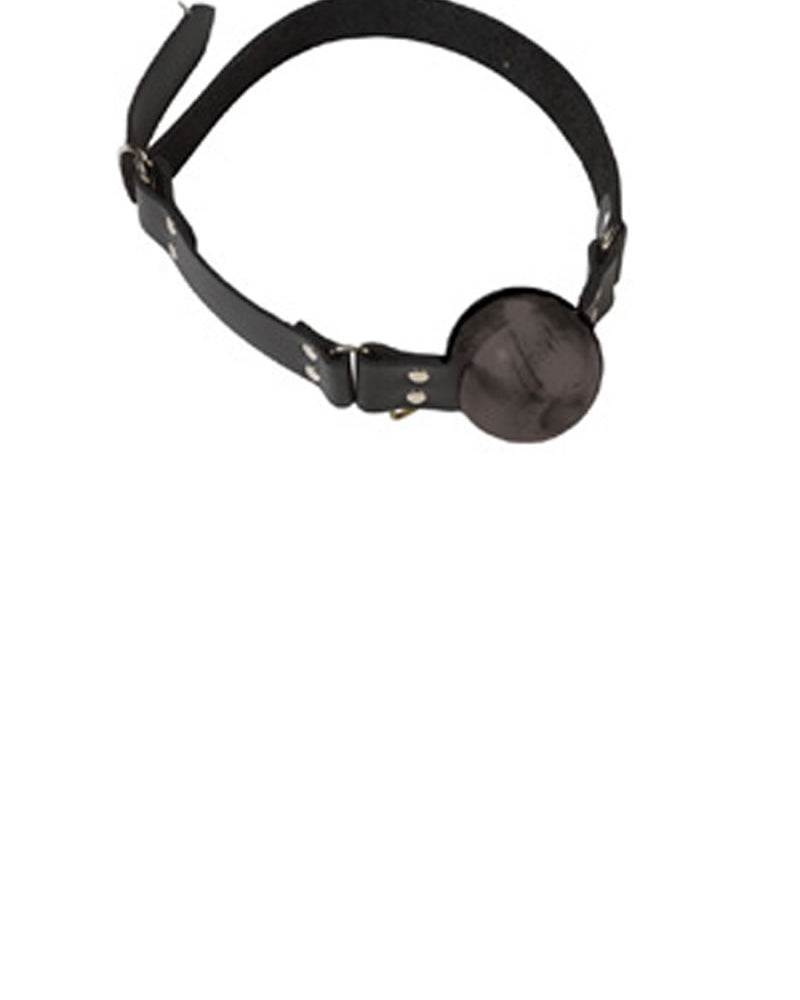 Large Black Ball - D Ring