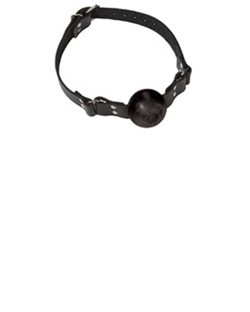 Small Black Ball Gag - Buckle
