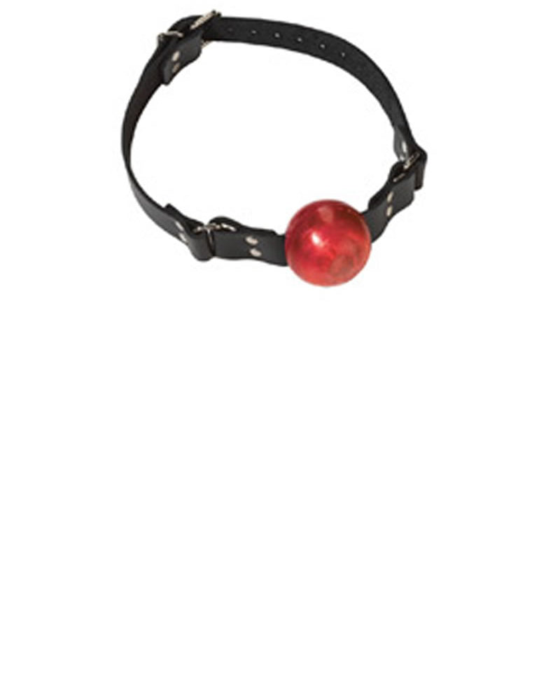 Small Red Ball Gag - Buckle