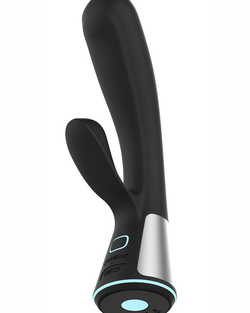 Kiiroo OhMiBod Fuse - Masajeador vibrador interactivo de doble estimulación, color negro
