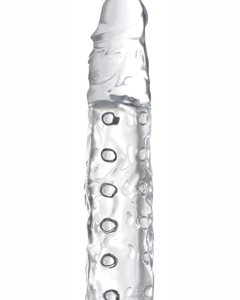 Funda para agrandar el pene Size Matters de 3 pulgadas, transparente, 8,5 pulgadas