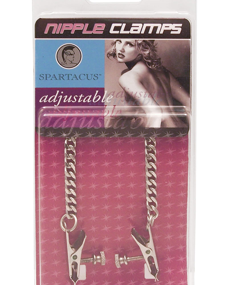 Pinzas para pezones ajustables DuckBill - Jewel Chain