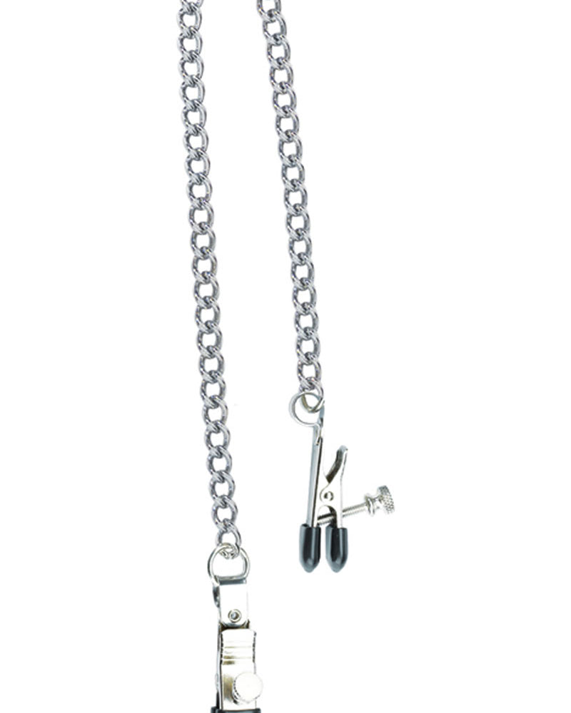 Pinzas para pezones con punta ancha ajustables y lazo