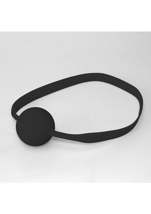 Mordaza de bola de silicona Quickie Gag, color negro