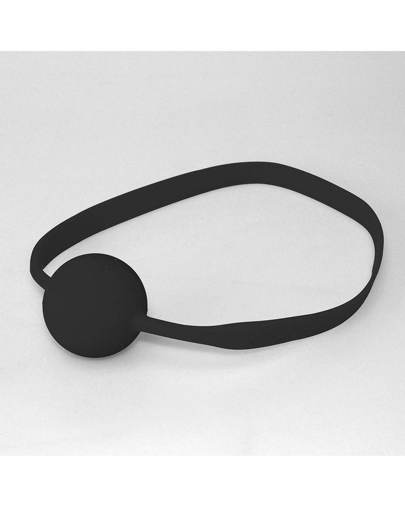 Quickie Gag Silicone Ball Gag Bondage Black