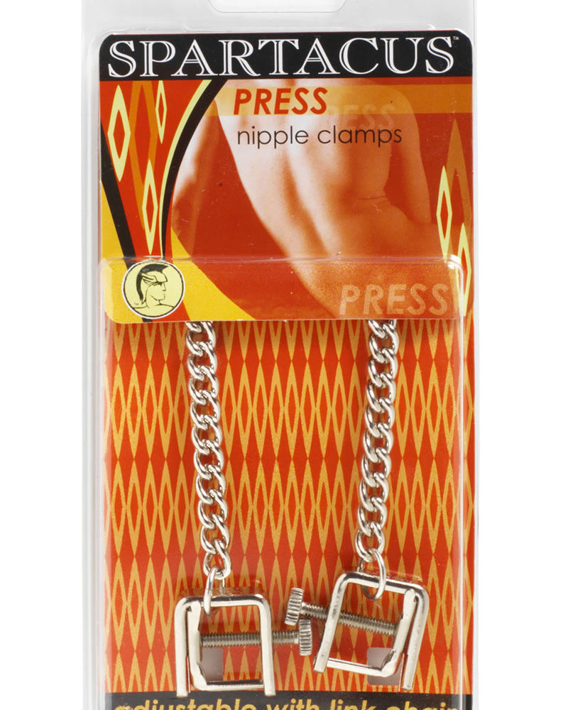 Spartacus - Pinzas de presión para pezones ajustables
