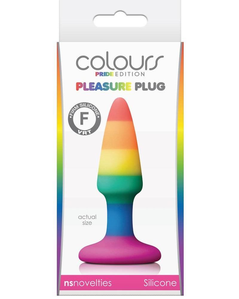 Colors Pride Edition - Pleasure Plug Suction Cup Non Vibrating -Mini/Small/Med