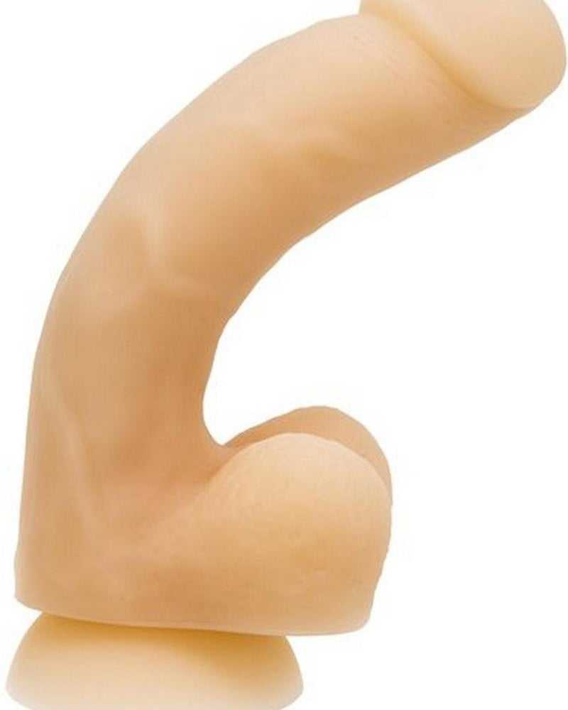 Addiction - Bendable Dildo with Balls - Flesh/ Black/ Glow-Pink/ Multicolor/ Glow-Blue/ Pink