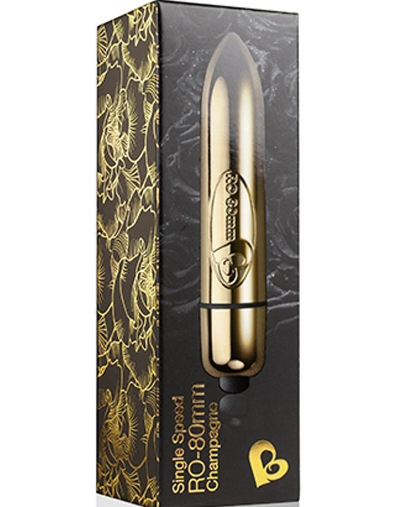 Rocks Off  80 Single Speed Bullet Waterproof Champagne Gold