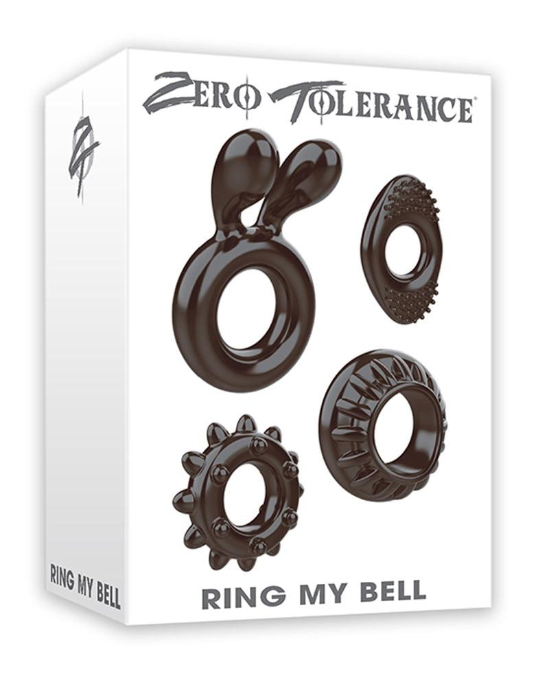 Ring My Bell Cock Ring Set Black