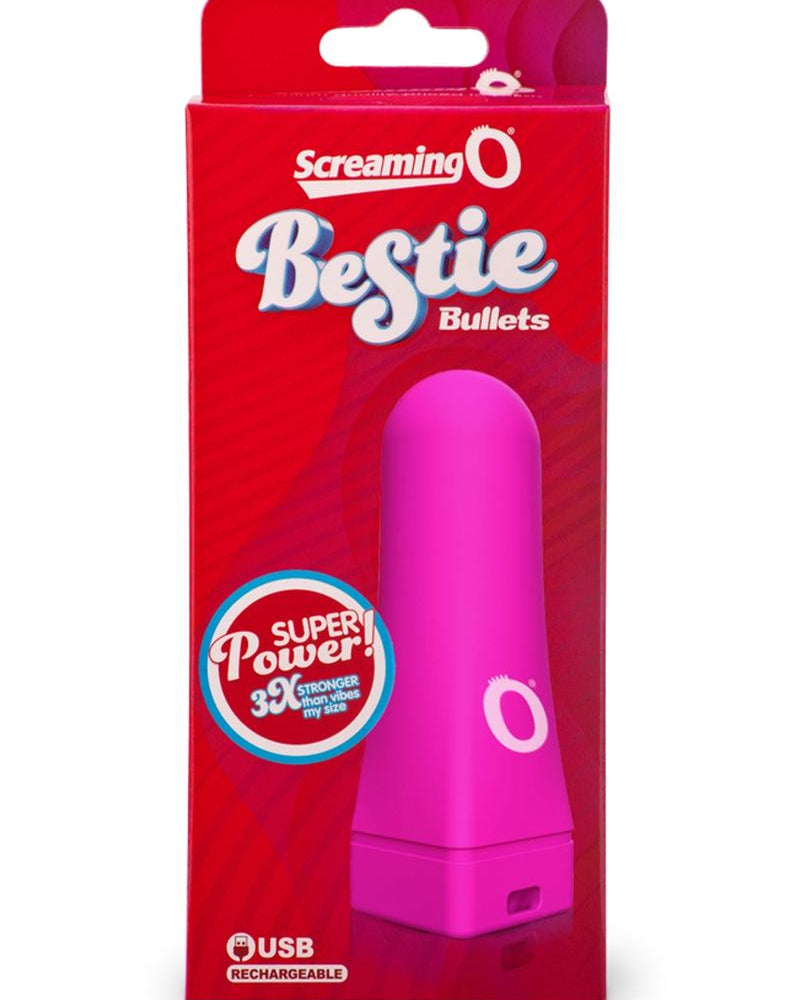 Bestie Bullet USB Rechargeable Waterproof Pink