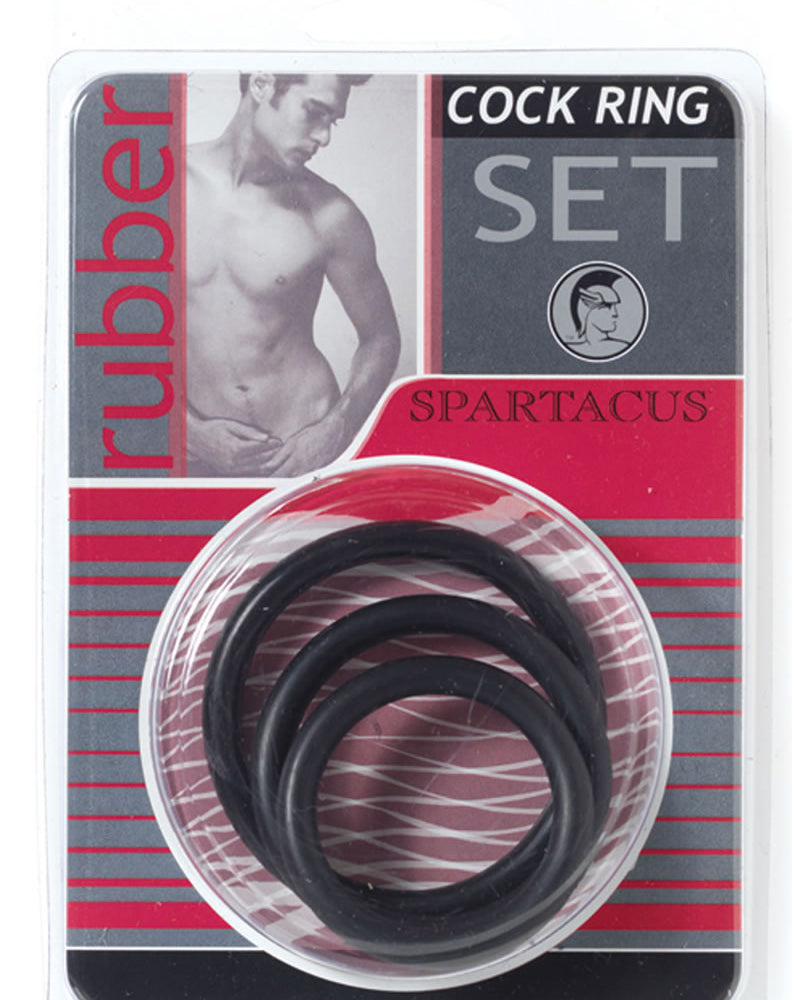 Black Rubber C Ring Set