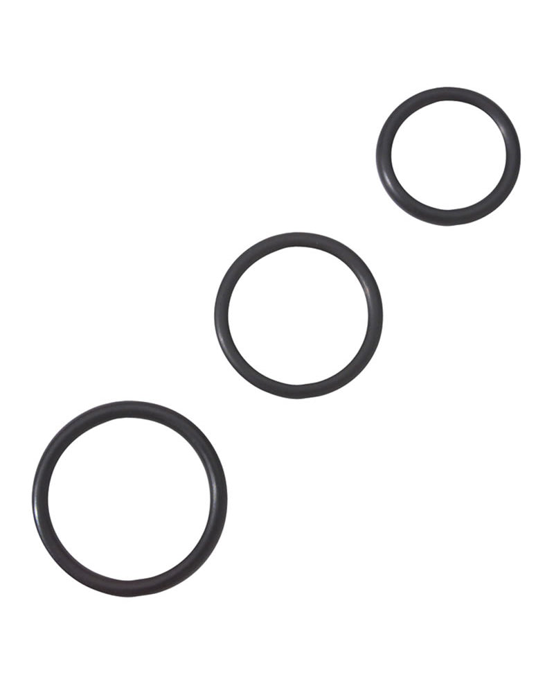 Black Rubber C Ring Set