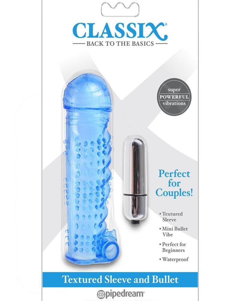 Classix Textured Sleeve and Bullet Blu