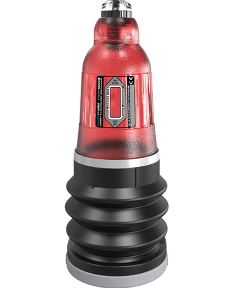 Bathmate Hydromax3 Penis Pump Water Pump Waterproof Brilliant Red