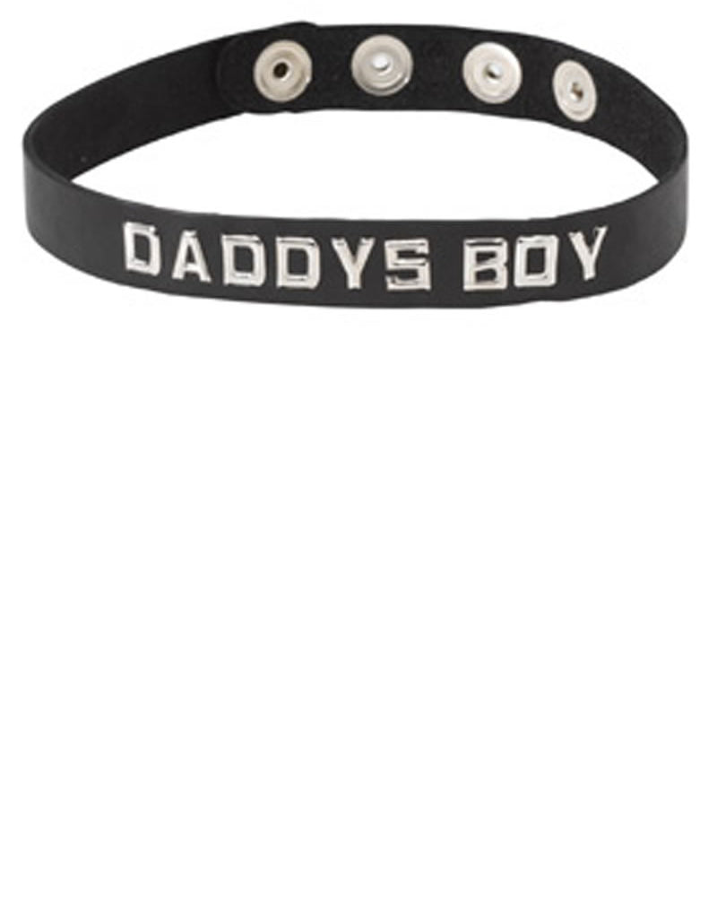 Collar con banda de palabras - Daddys Boy