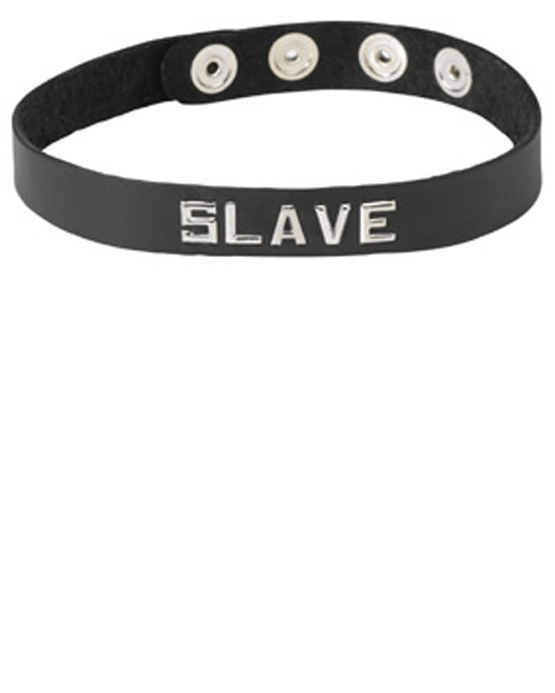 Collar de banda de palabras - Esclavo