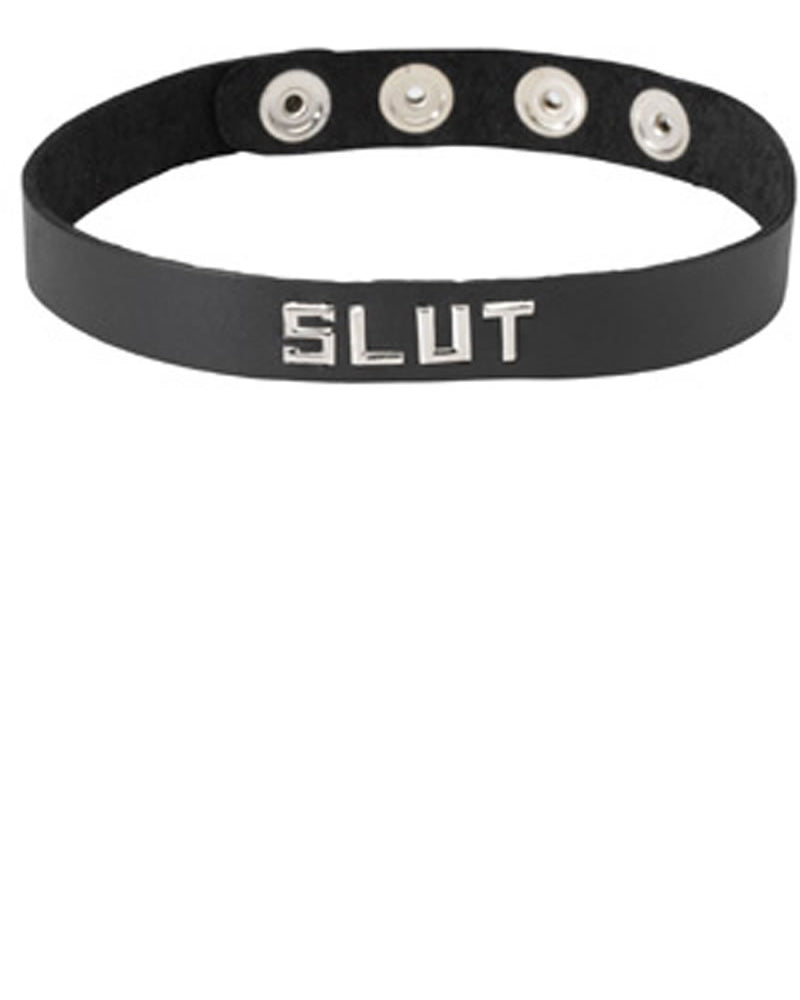 Collar de banda de palabras - Puta