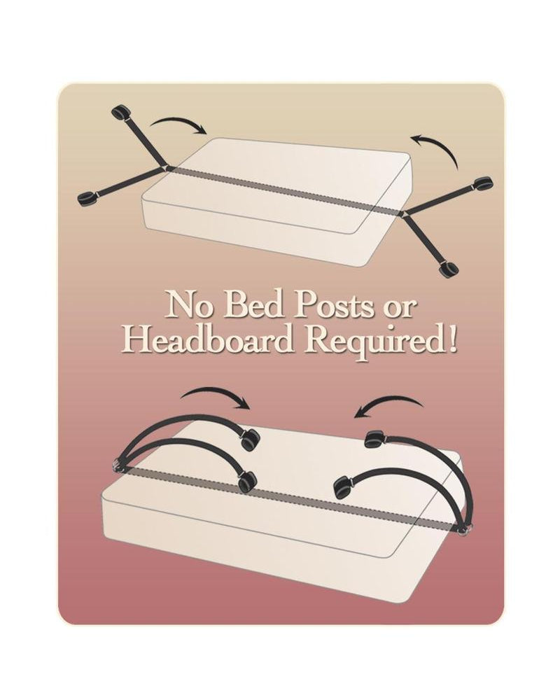 Kit de bondage para ataduras de cama Fetish Fantasy