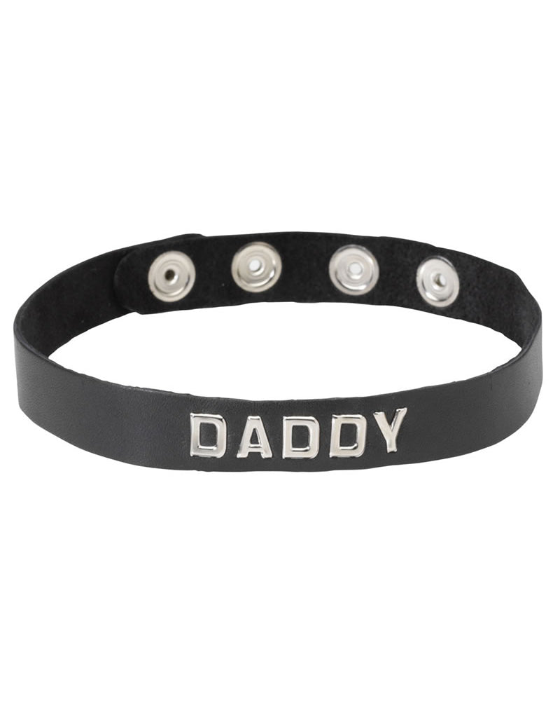 Collar con banda de palabras - Daddy