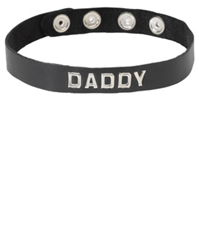 Collar con banda de palabras - Daddy