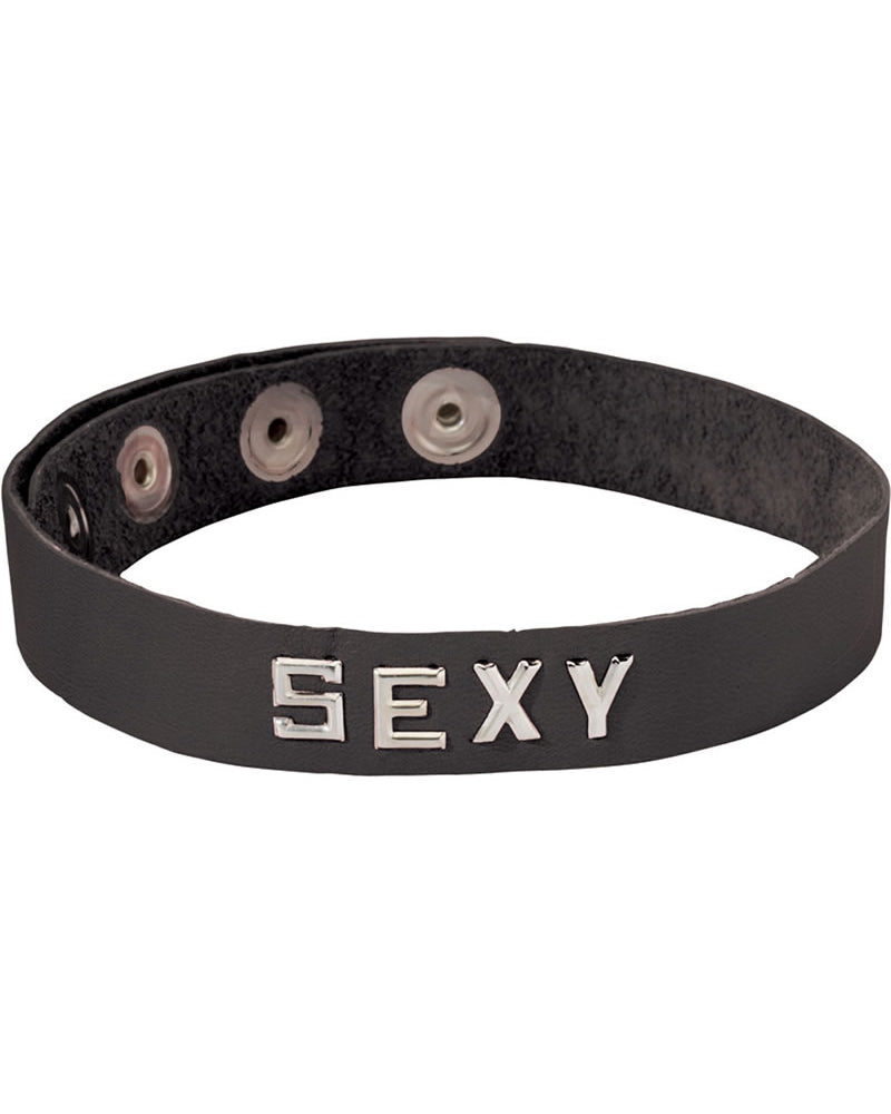 Collar con banda de palabra - Sexy