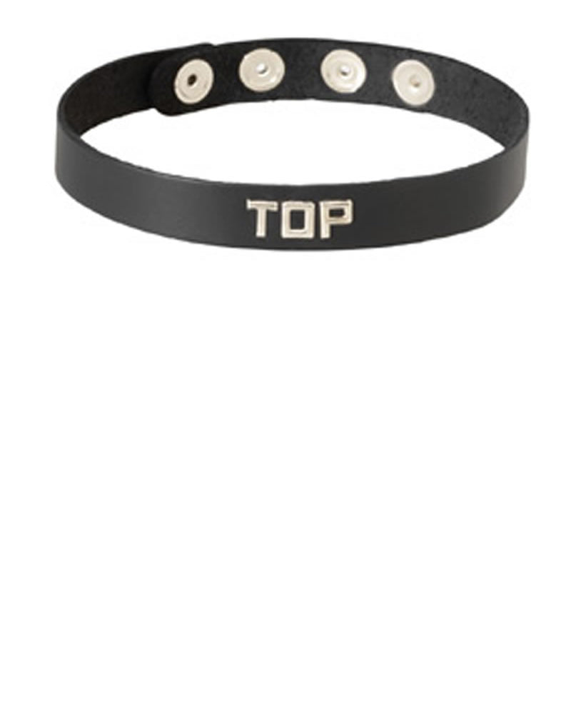 Cuello con banda de palabra - Parte superior