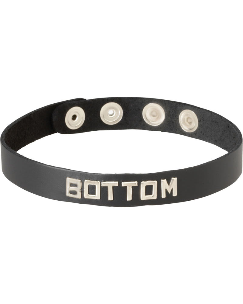 Cuello con banda de palabra - Parte inferior