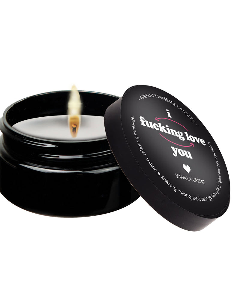 "I F*Cking Love You - Massage Candle - 2 Oz - Vanilla KS14304"