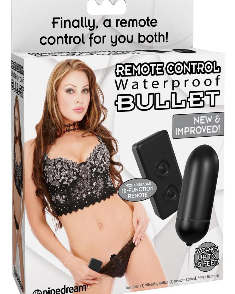 Bala de control remoto impermeable color negro