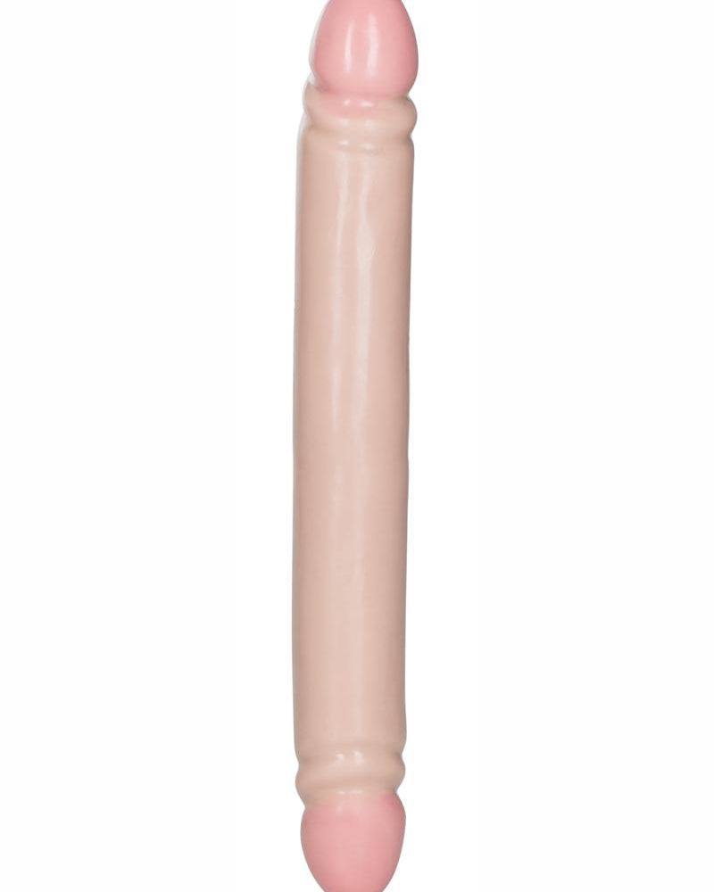 Dúo de marfil 12 liso, doble punta