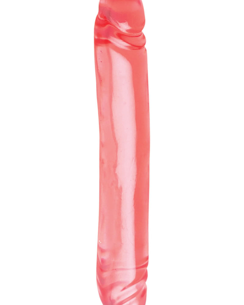 Doble pene liso translúcido de 12 pulgadas
