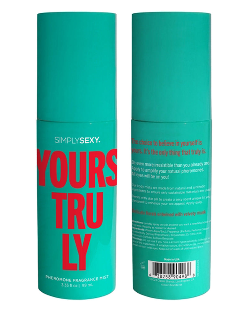 "Yours Truly - Pheromone Fragrance Mists 3.35 Oz SSY3001-03"