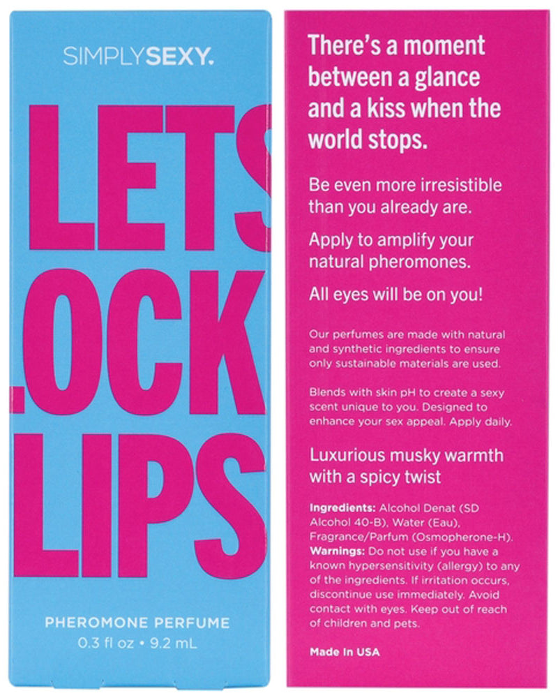 "Simply Sexy Pheromone Perfume Lets Lock Lips 0.3 Oz SSY2502-00"