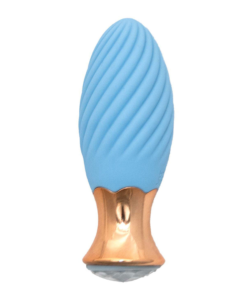 Goddess Diamond Tulip Massager - Blue