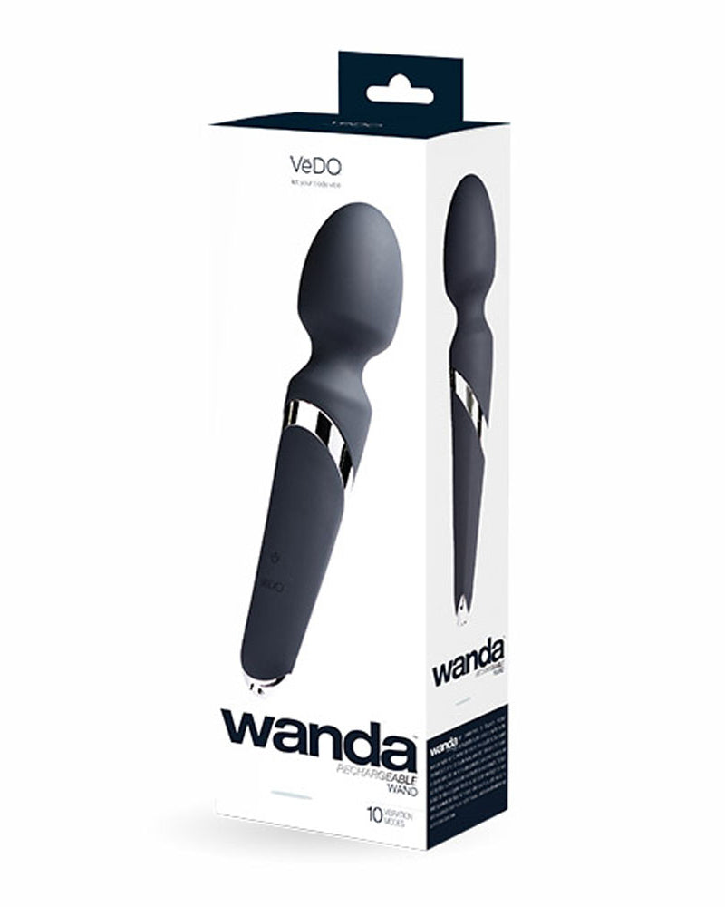 "Wanda Rechargeable Wand - Just Black VI-W0108"