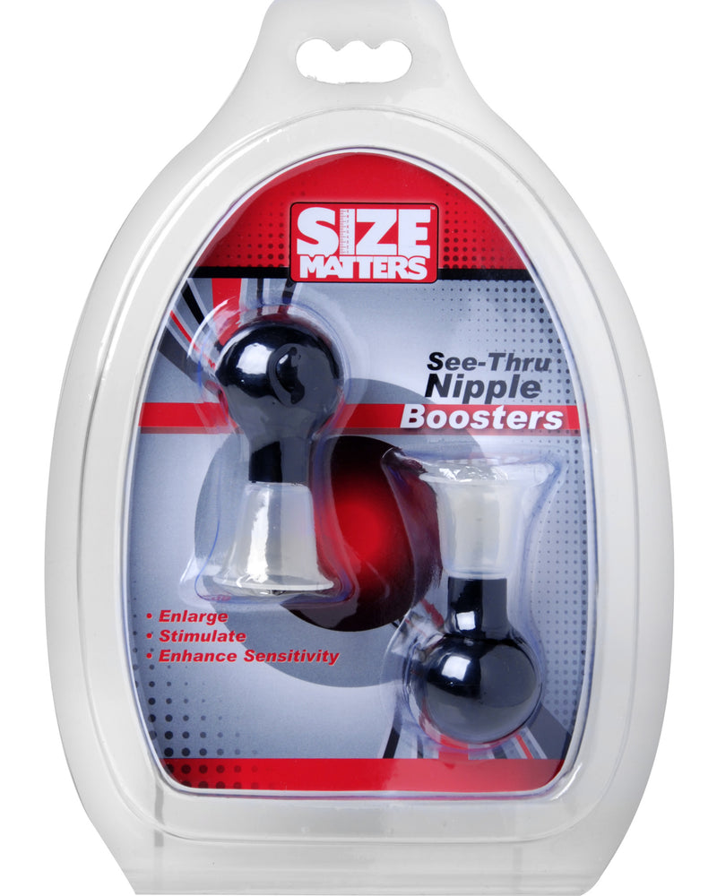 Size Matters See -Thru Nipple Boosters