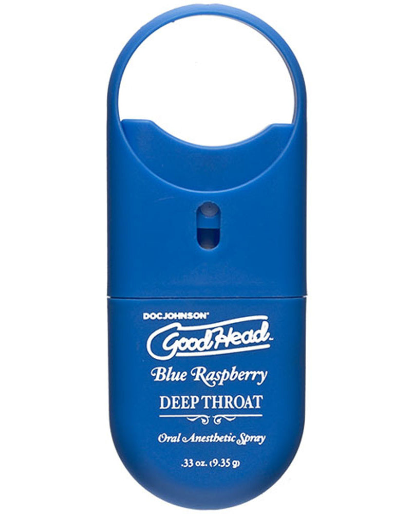 Goodhead - Deep Throat Spray to-Go - Blue Raspberry - .33 Oz.