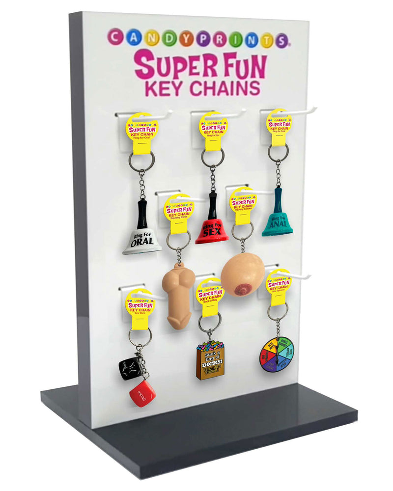 "Retail Display Spinner -Super Fun Penis Keychains and Romance Games LG-D001"
