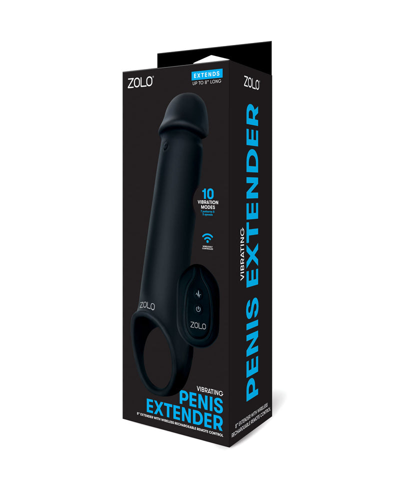 "Zolo Vibrating Penis Extender - Black X-ZO-6072"